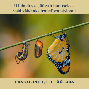 Et lubadus ei jääks lubaduseks – vaid käivitaks transformatsiooni