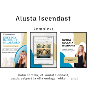 Enesearengu komplekt „Alusta iseendast” kolme praktilise enesearengu materjaliga
